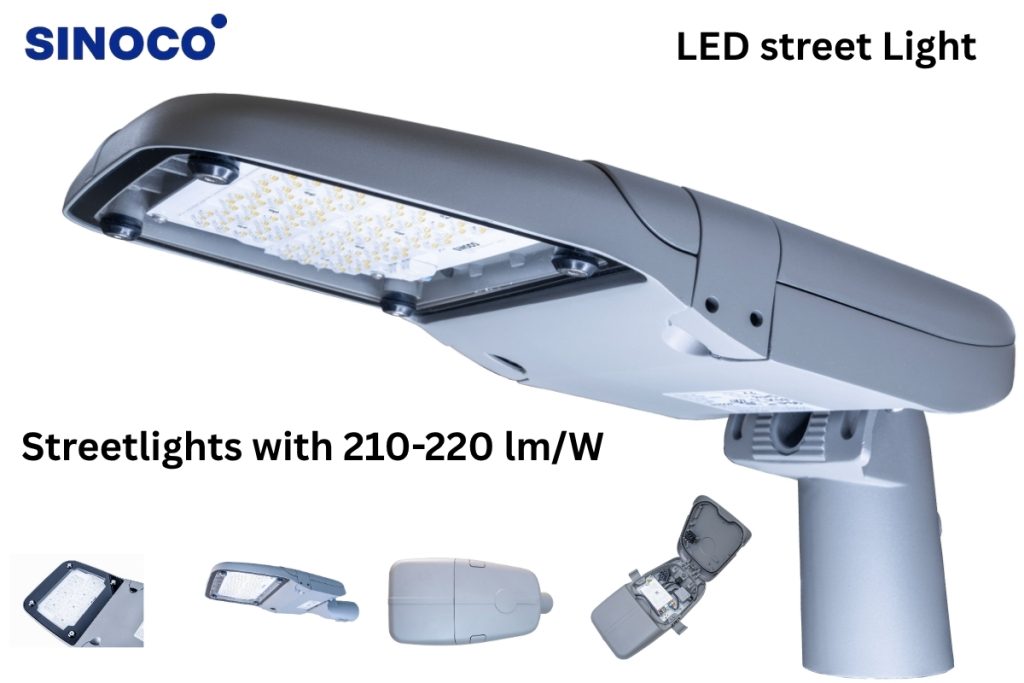 Streetlights with 210-220 lm/W
